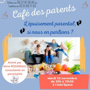 Café de parents : l'épuisement parental, si nous en parlions ?