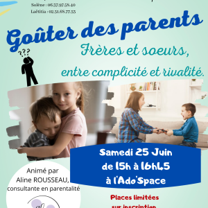Café de parents : Frères et sœurs, entre complicité et rivalité